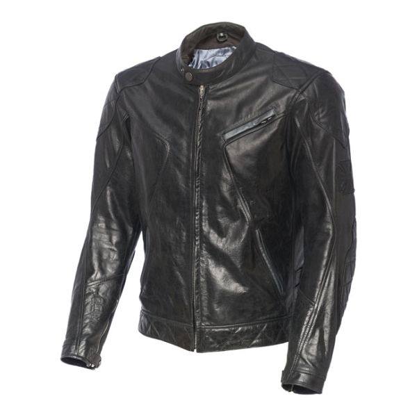 Giacca Giubbotto Pelle Uomo WCC Dominator Nero Black Leather Jacket Moto Biker Custom