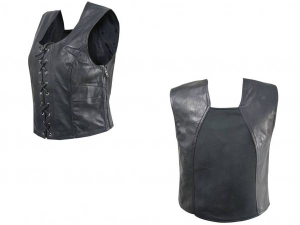 Gilet Donna XElement Biker Womens Leather Vest
