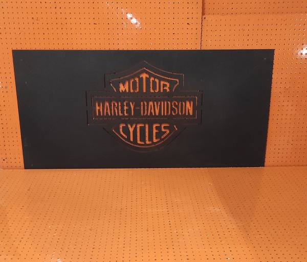 Harley Davidson tabella in metallo