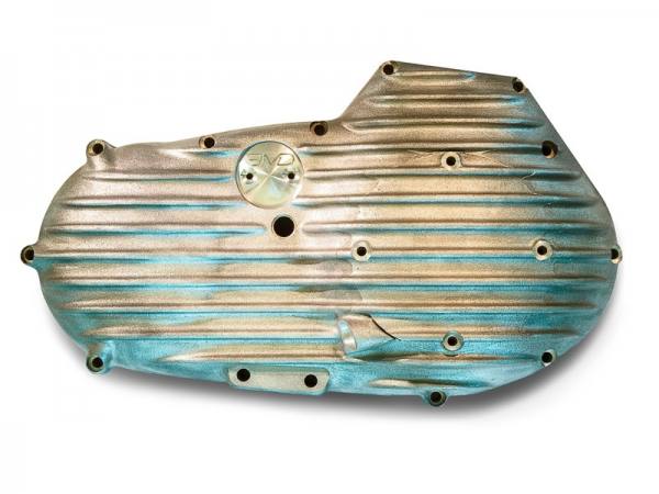Coperchio primaria EMD Ribster per Sportster 91-03 - Alluminio grezzo
