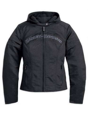 OFFERTA PAZZESCA A €237,00 x Giacca Donna Nylon Orig. Harley-Davidson Miss Enthusiast 3-In-1 Black Casual Cotton Jacket 98519-12VW