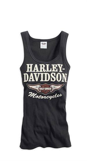 Maglia canotta top t-shirt donna harley davidson