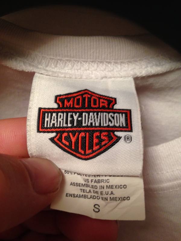 Maglia t-shirt smanicata harley davidson originale taglia s soli 9,99