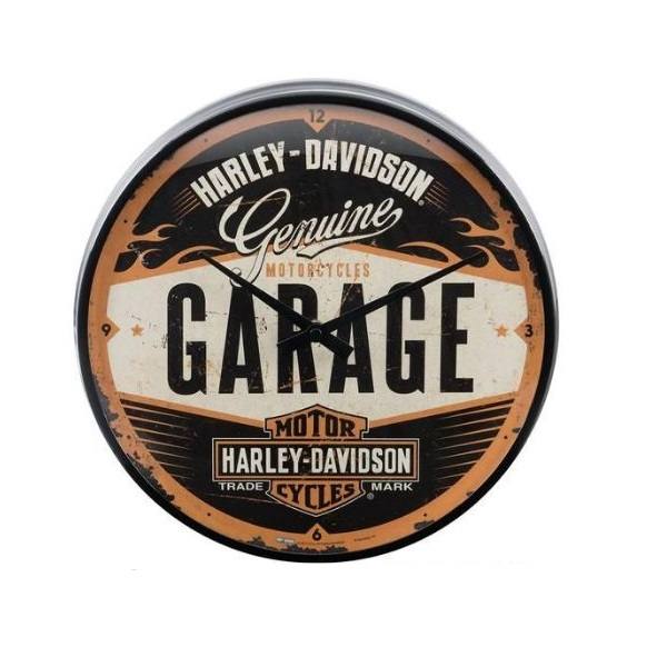 Orologio Parete Muro Orig. Harley Davidson Garage Wall Clock Idea Regalo