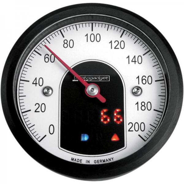 Motogadget MG5001013 Motoscope Tiny 49mm Speedster Motorcycle Analog Speedometer