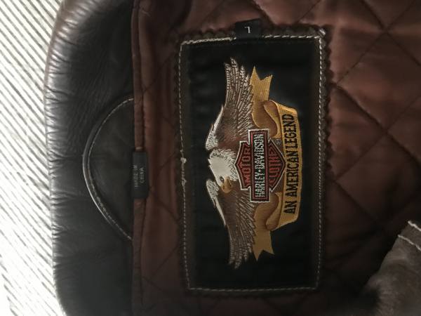 giacca di pelle originale Harley Davidson