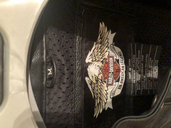 Giubbino Harley-Davidson Taglia M pelle nero