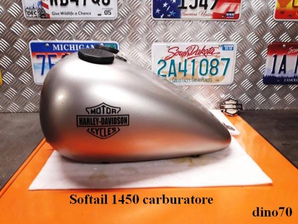 300 € 299 Harley serbatoio grigio originale x Softail 1450 carburatore