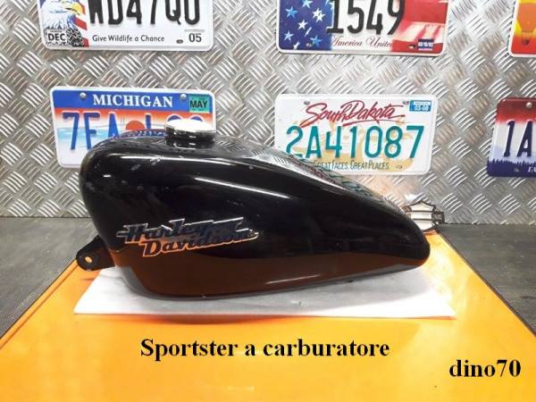 282 € 149 Harley serbatoio nero originale x Sportster a carburatore