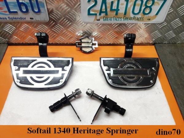 173 € 349 Harley 1340 kit pedane post. larghe x Softail Heritage Springer