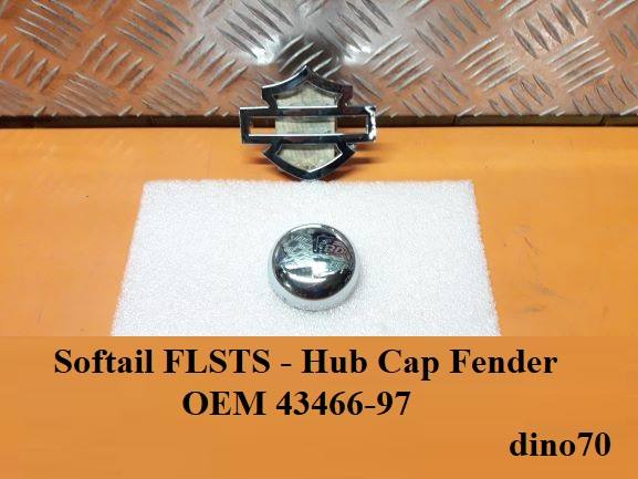 534 € 79 Harley Cover Hub Cap 43466-97 Heritage Springer Softail FLSTS