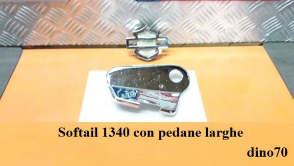 376 € 29 Harley cover staffa pedana larga destra x Softail 1340 FLSTS Fat Heritage