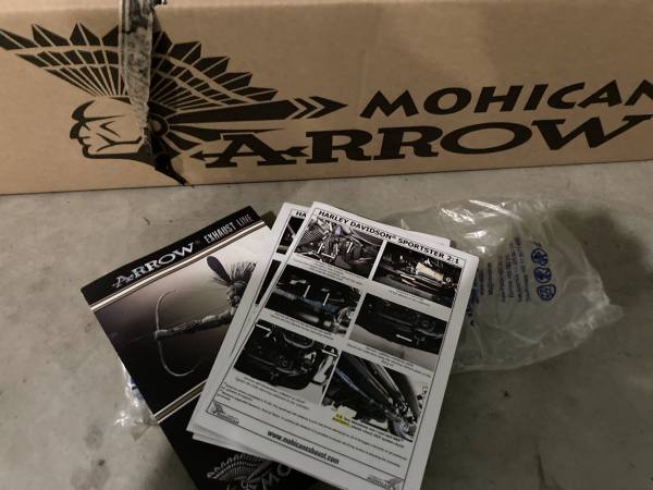 SCARICO COMPLETO ARROW MOHICAN OM. SPORTSTER