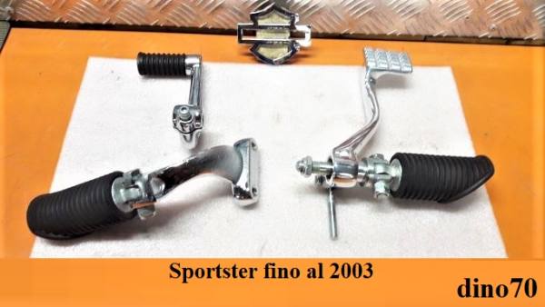 482 € 269 Harley kit comandi a pedale centrali x Sportster fino al 2003