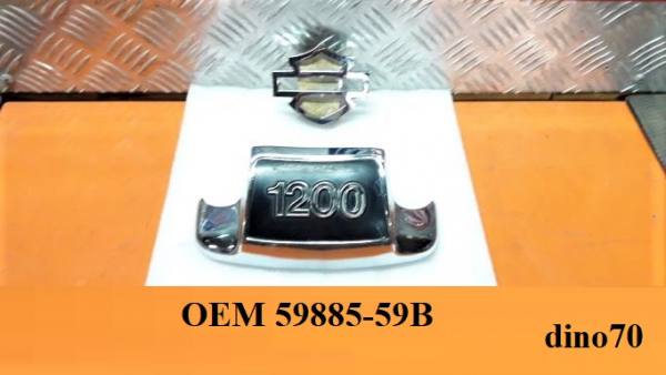 568 € 49 Harley Shovel fregio parafango posteriore OEM 59885-59B