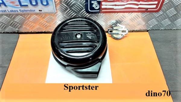 574 € 119 Harley cassa filtro aria completa tonda nera x Sportster