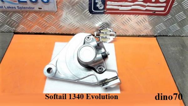 247 € 149 Harley 1340 pinza freno post con staffa originale x Softail Evolution