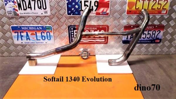 721 € 249 Harley 1340 collettori di scarico x Softail Evolution