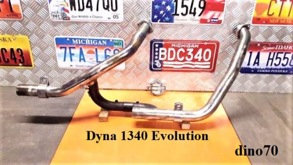 106 € 199 Harley 1340 collettori di scarico originali x Dyna Evolution