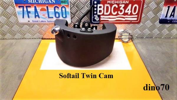 074 € 149 Harley serbatoio olio nero originale Softail Twin Cam