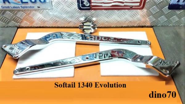 413 € 129 Harley fender cromati originali x Softail 1340 Evolution 80"