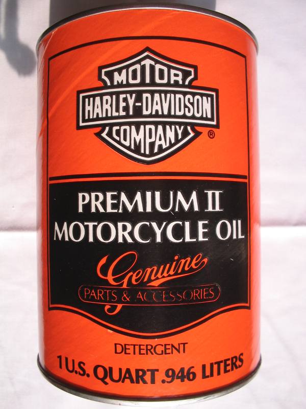 Harley Davidson vecchia lattina olio motore