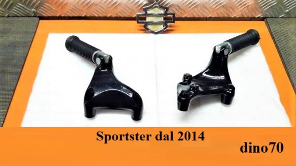 454 € 99 Harley kit pedane post. complete originali x Sportster dal 2014