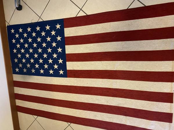 Bandiera e tappeto American flag