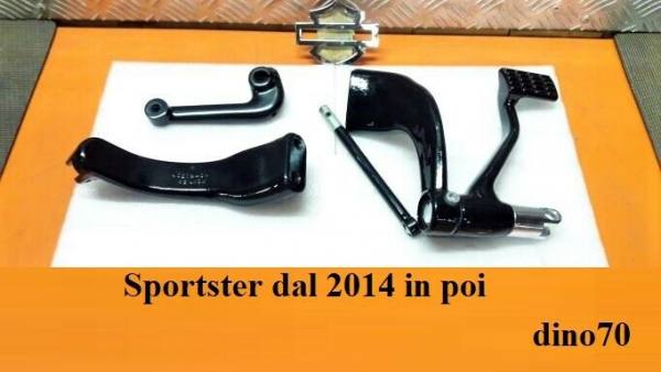 310 € 239 Harley kit comandi a pedale centrali neri x Sportster dal 2014