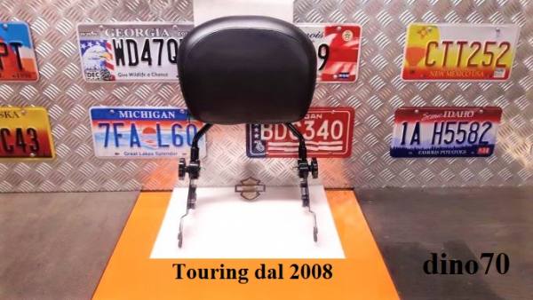 475 € 149 Harley sissy bar passeggero regolabile nero sgancio rapido x Touring dal 2008