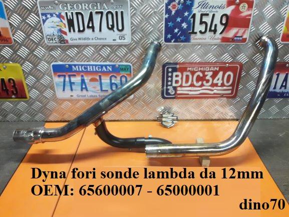 272 € 199 Harley collettori di scarico originali x Dyna x sonde da 12 mm