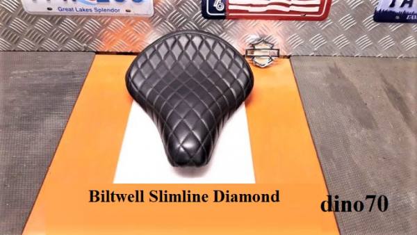 558 € 89 Harley mono sella Biltwell Slimline Diamond multifit