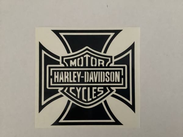 Adesivo Harley Davidson intagliato
