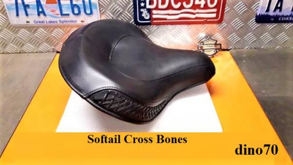 178 € 219 Harley sella mono originale Softail Cross Bones