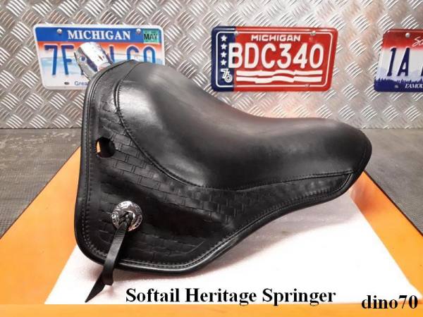 502 € 349 Harley sella mono originale Heritage Springer Softail FLSTS