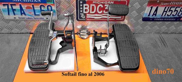 402 € 589 Harley kit comandi a pedale x Heritage Springer Fat Boy Softail 1450
