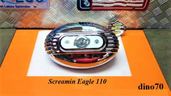 411 € 99 Harley coperchio filtro aria cromo Screamin Eagle 110
