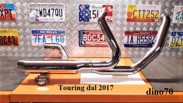635 € 299 Harley collettori di scarico completi + cover x Touring M8 dal 2017