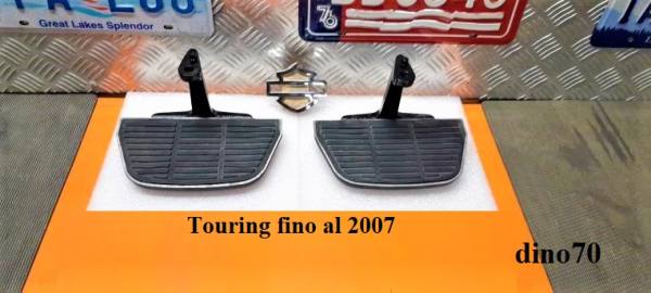 795 € 149 Harley coppia pedane posteriori complete originali per Touring fino al 2007