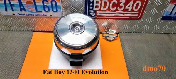 168 € 199 Harley cassa filtro originale cromo originale Fat Boy 1340 Evo