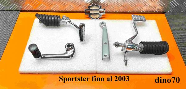 036 € 299 Harley comandi a pedale centrali x Sportster fino al 2003