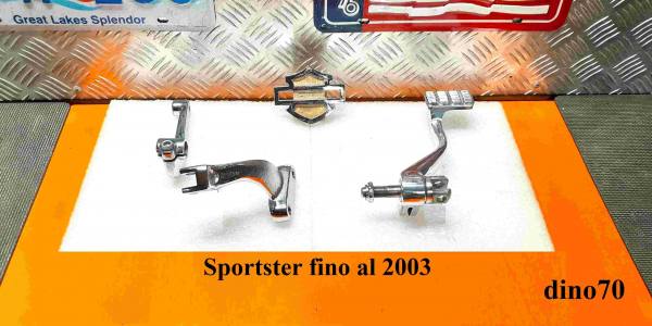 246 € 249 Harley comandi a pedale centrali x Sportster fino al 2003