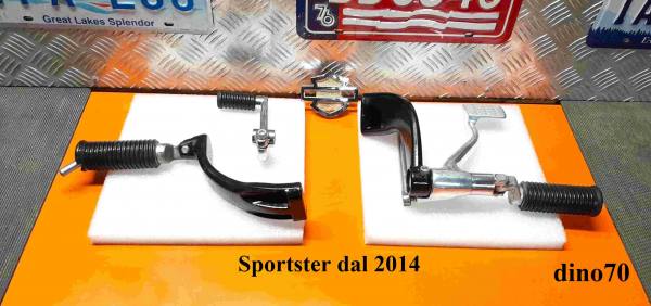 884 € 249 Harley kit comandi a pedale centrali x Sportster dal 2014