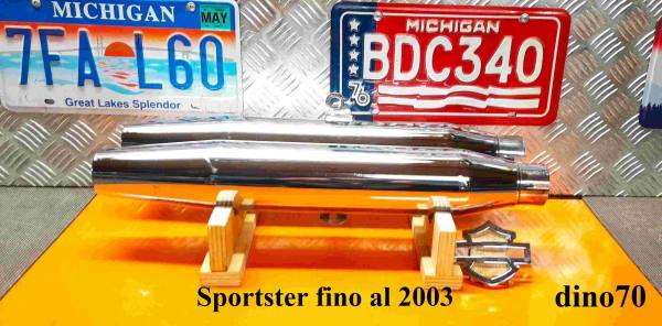 888 € 99 Harley terminali di scarico originali x Sportster fino al 2003
