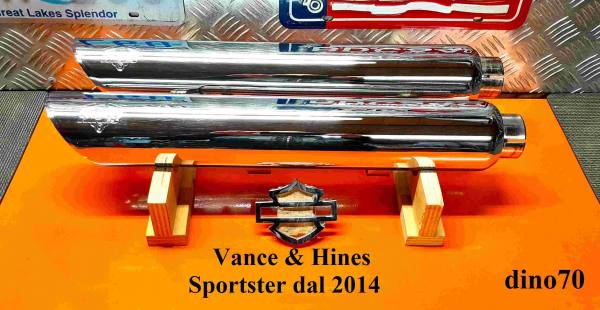 684 € 199 Harley terminali di scarico Vance & Hines x Sportster dal 2014