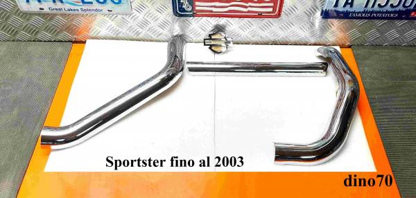 912 € 169 Harley cover paracalore collettori di scarico Sportster fino al 2003