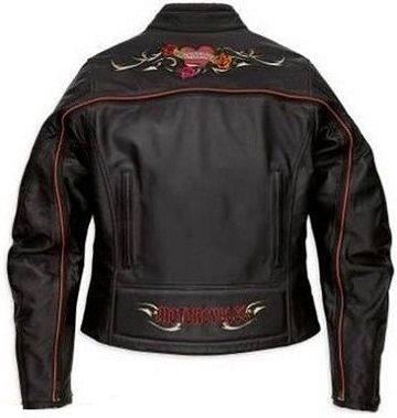 Giacca da Donna in Pelle Harley-Davidson Crimson Heart Jacket