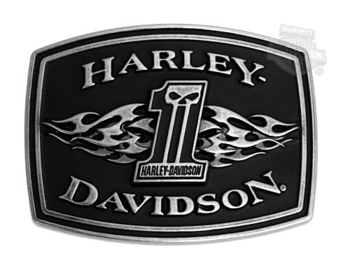 Fibbia Harley-Davidson Flame #1 Skull