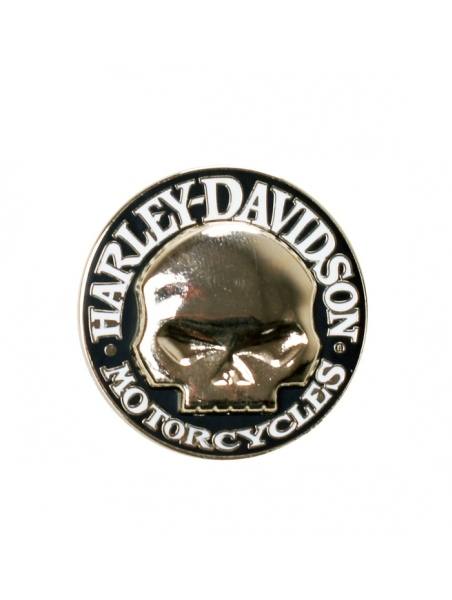 Spilla Spilletta Pin Harley Davidson 3D Skull Biker Moto Idea Regalo